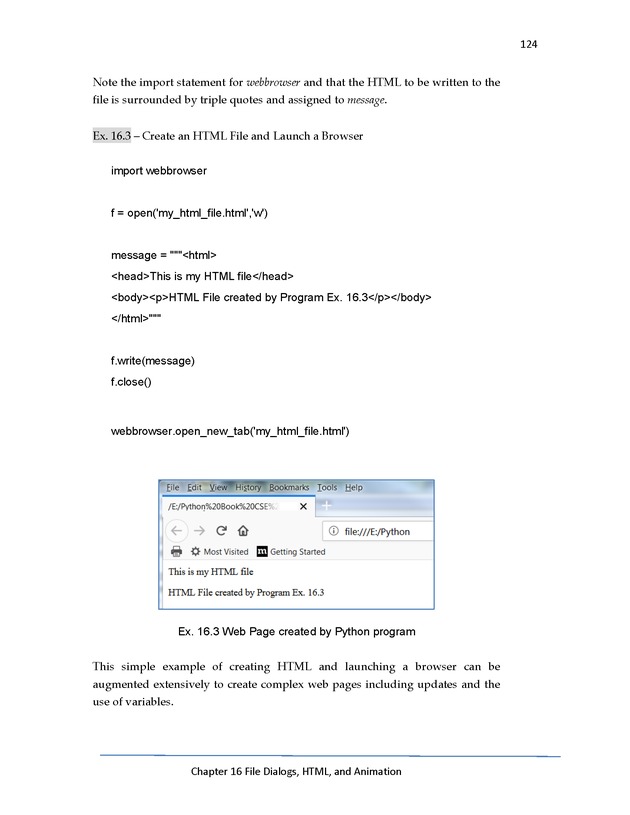Python Programming: Basics to Advanced Concepts Advanced Programming Workshop - Page 124